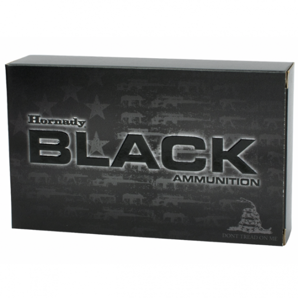 Hornady 5.56 Nato 75 Grain Interlock HD SBR Black Ammunition (20 Rounds)