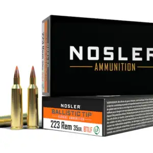Nosler BT Varmint Ammunition 223 Remington 35 Grain Ballistic Tip Varmint Lead-Free Box of 20 picture